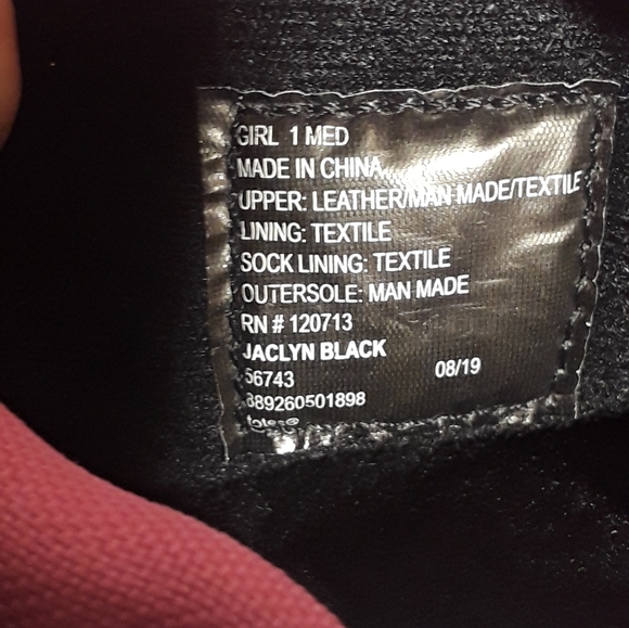 Totes Girls Winter Snow Boots - Picture 9 of 9